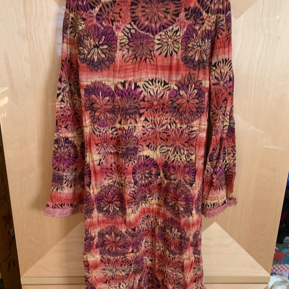 Free people fresh floral fringe Coachella sweater - Picture 5 of 6